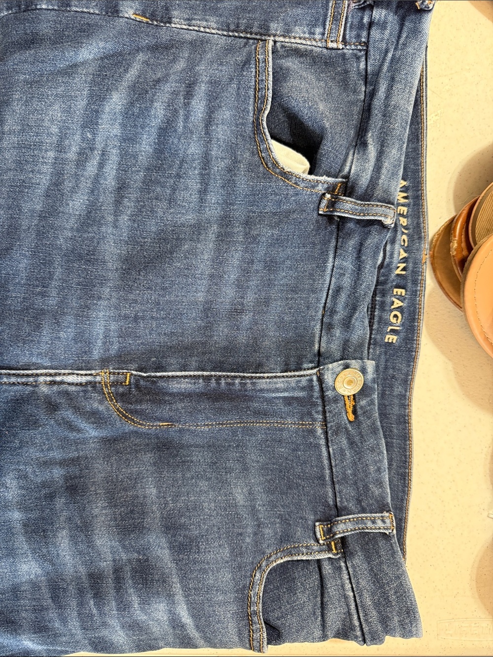 American Eagle Outfitters Women’s Dark Blue Skinny Jeans